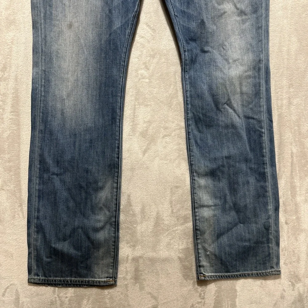 True Religion‎ Ricky Men's 40 Relaxed Straight Mid Rise Flap Back Pockets Logo